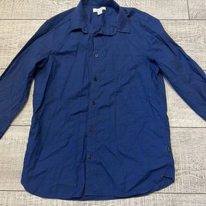 Calvin Klein Men's Long Sleeve Button Down Shirt